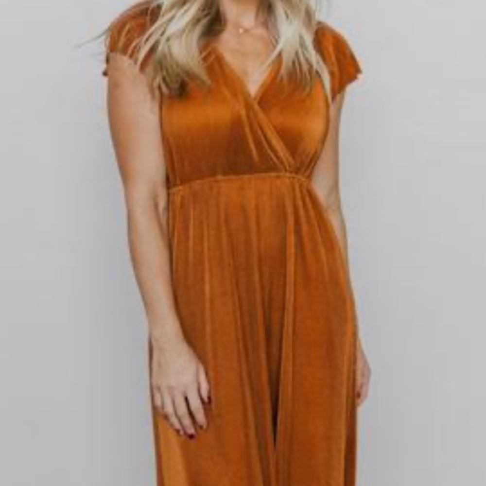 XL saffron maxi dress
